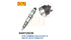 Форсунка 0445120236 для HYUNDAI, KOMATSU, NEW HOLLAND, XCMG, SANY, двигатель Cummins